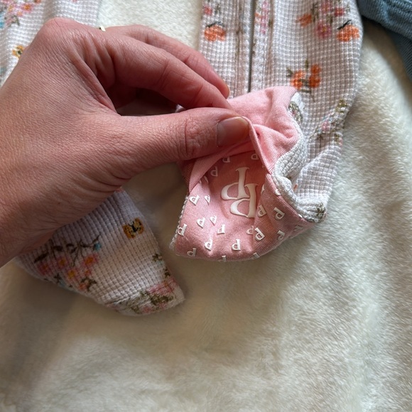 NWOT Posh Peanut 12-18 month two way zip waffle pajamas - Picture 4 of 4